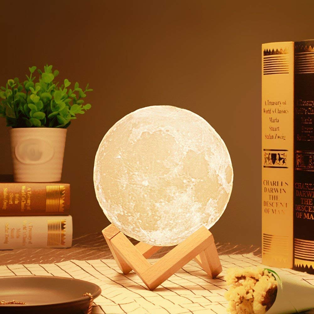 Moon Lamp Color Changing Sensor